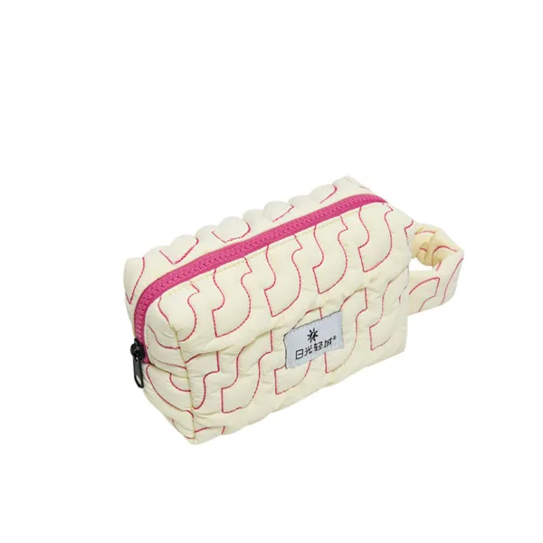 Cosmetic Make up Bag Soft Travel Quilted
