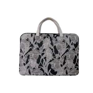 Laptop Handbag Briefcase Embroidered Pattern