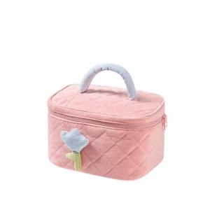 Corduroy Makeup Bag Portable