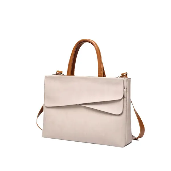 Notebook Briefcase Leather Laptop Bag